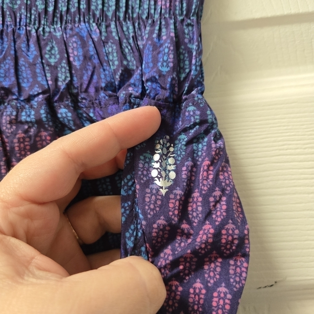 Free People Movement The Way Home Bayan Tree Combo (Blue Multi Color) Shorts - Picture 5 of 8